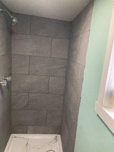 Newly tiled shower installation and repair by Handyman Jeff in Keaau, HI