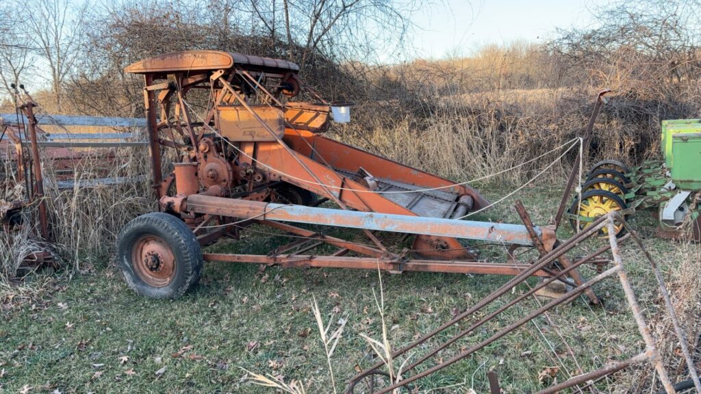 Old, rusty farm equipment ready for removal by Cash For Scrap Vehicles / Junk Removal in Minneapolis, MN.