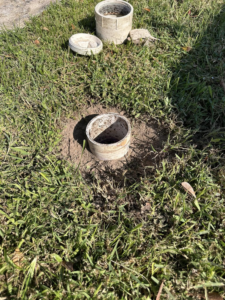 Outdoor drainage pipes being installed or repaired by Fix it Fast in Lake Charles, LA.