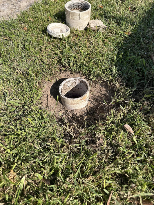 Outdoor drainage pipes being installed or repaired by Fix it Fast in Lake Charles, LA.