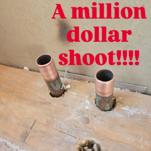 Copper pipes installed for plumbing by Danny's Remodeling in Chandler, AZ.