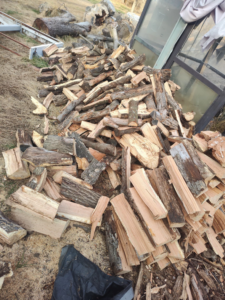 Processed firewood from tree service work by Hoffman Construction Services, LLC in Saint Joseph, MO.