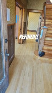Beautifully refined hardwood flooring and stairs by Quick Sand Flooring & Install LLC, a handyman service in Millcreek, UT.
