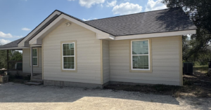 Residential construction project showing new siding and windows by A. Romero Construction in Roanoke, VA.