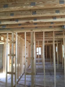 Extensive residential interior framing for a new build or renovation by BA Services LLC in North Charleston, SC