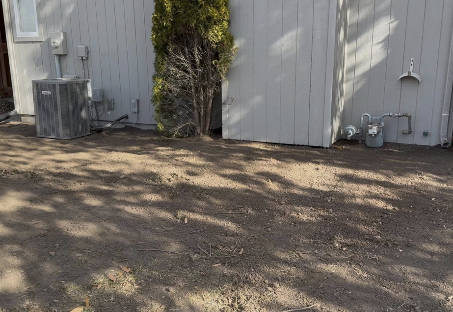 A residential yard after a clearing service by The General Handyman in Los Angeles, CA.