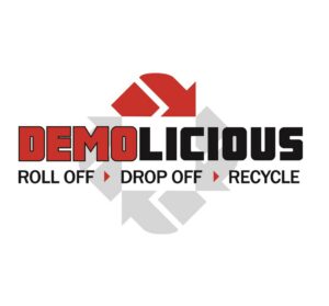 A large roll-off dumpster provided by Demolicious for junk removal in Duluth, MN