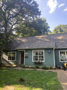 A close-up view of a roof with various ventilation systems installed by Elite Roofing Solutions in Bartlett, TN.