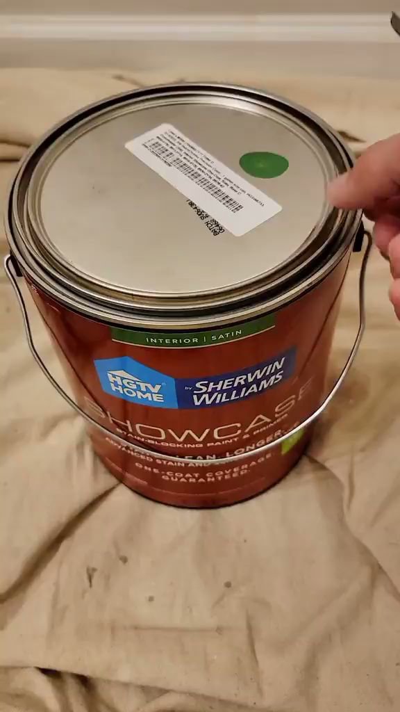 A can of Sherwin Williams interior paint, used by Prime Painting for projects in Charlotte, NC.
