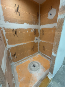 Professional shower waterproofing installation by Triple S Construction LLC in Hopkinsville, KY.