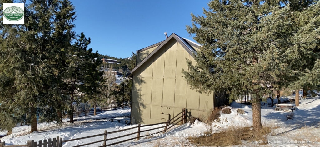 Siding installation completed on a house by Colorado Window Solutions in Denver, CO.