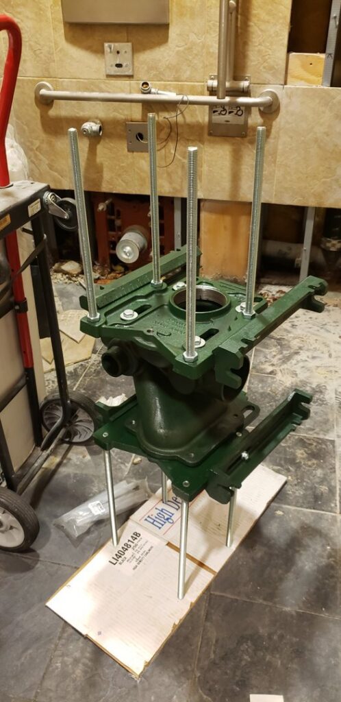 Installation of a specialized plumbing fixture by Advanced Rooter Plumbing in Norwalk, CT