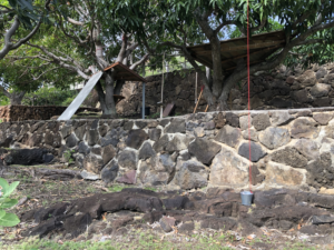Durable stone retaining wall construction by Trusted Handyman in Honolulu, HI, providing structural and aesthetic improvements.