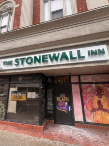 The exterior of The Stonewall Inn building with an "Under Construction" sign, a project by Russell General Contracting, LLC in Pittsburgh, PA.