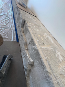 Detailed surface preparation for a custom coating project by Orange Door Custom Coatings in Phoenix, AZ.