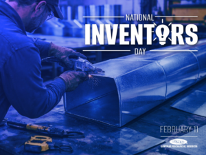 A technician fabricating metal HVAC ductwork, a specialized service provided by Gartman Mechanical Services inc. in Oshkosh, WI.