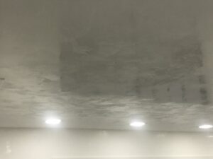 Beautiful textured ceiling finish, possibly Venetian plaster, by D&G Drywall in Fort Lauderdale, FL