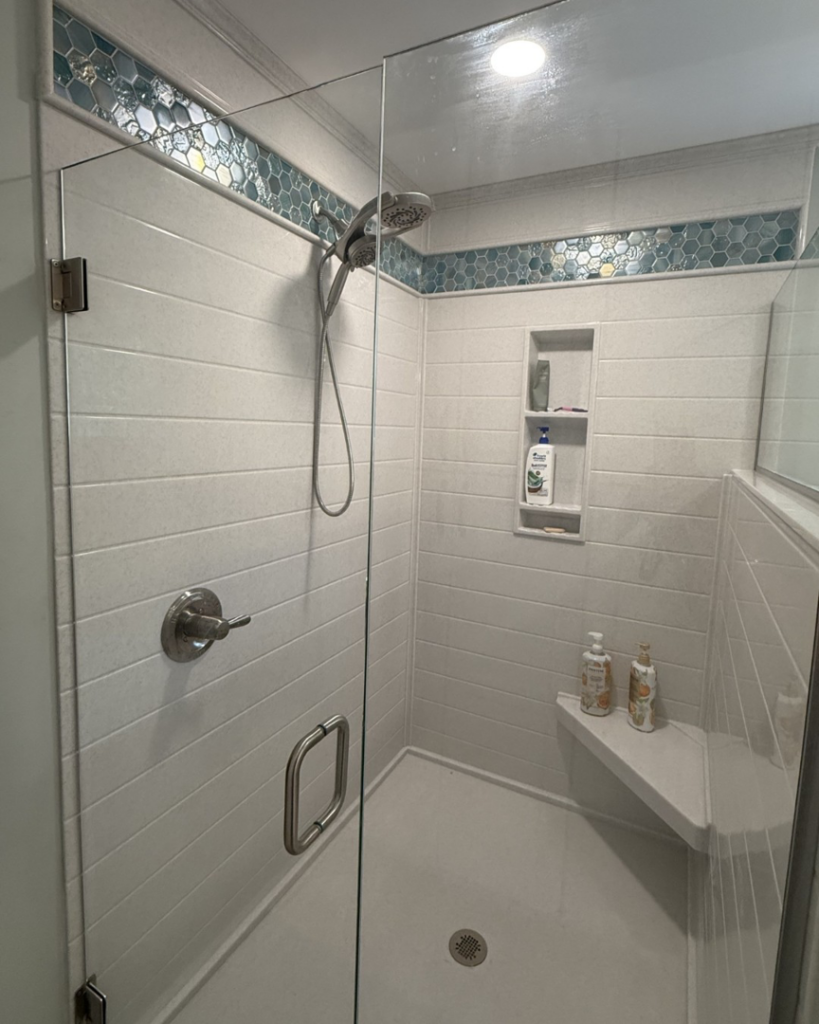Expert walk-in shower and tile installation by DreamMaker Bath & Kitchen in Madison, AL