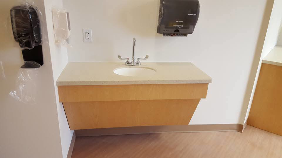 Expert wall-mounted sink and vanity installation by Zubieta Kitchen & Bath LLC in Augusta, GA.