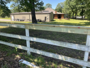 A wooden fence with new planks installed by S&S Handyman Services in Reno, NV
