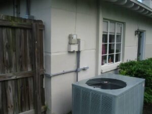 AC unit electrical conduit and meter box installation by Acme Electrical & Ac Services Inc in Tampa, FL.
