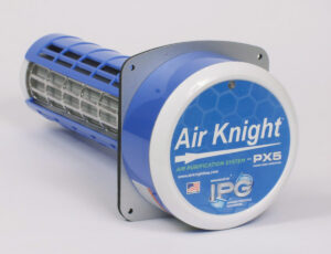 An Air Knight air purification system, an indoor air quality product offered by Environmental Heating & Air NC in Cary, NC.