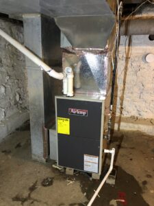 An Airtemp furnace and ductwork system installed by Inspired Heating & Cooling, Electric, Roofing, Repair LLC in Columbus, OH.