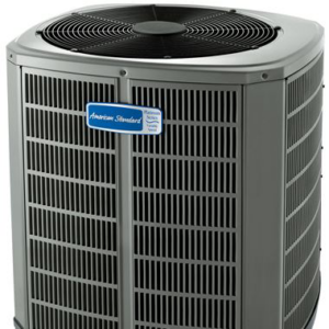 An American Standard air conditioning unit, a common installation by Absolute Mechanical Systems in Southington, CT