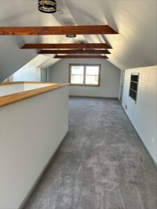 New attic lighting fixture installed by Advance Electrical Contractors in Milwaukee, WI.