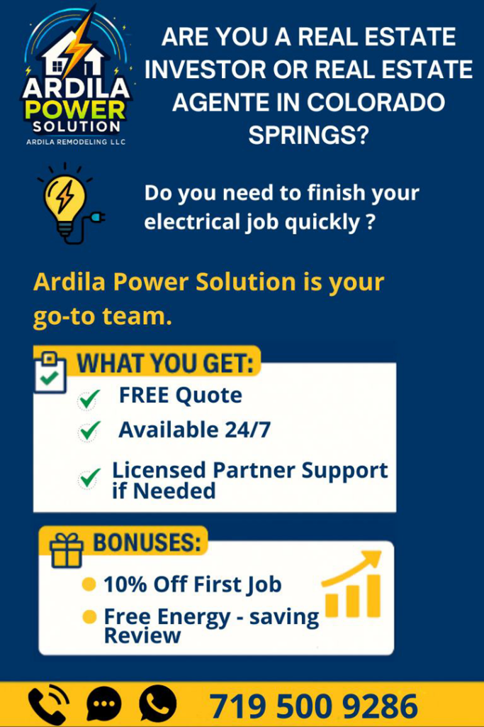 A newly installed bathroom vanity light fixture by Ardila Remodeling in Colorado Springs, CO