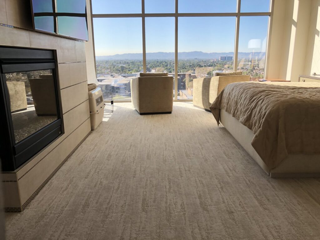 Beautiful bedroom carpet installation by Bentley Carpet Installation & Sales in Phoenix, AZ.