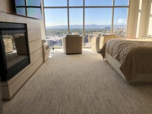 Beautiful bedroom carpet installation by Bentley Carpet Installation & Sales in Phoenix, AZ.