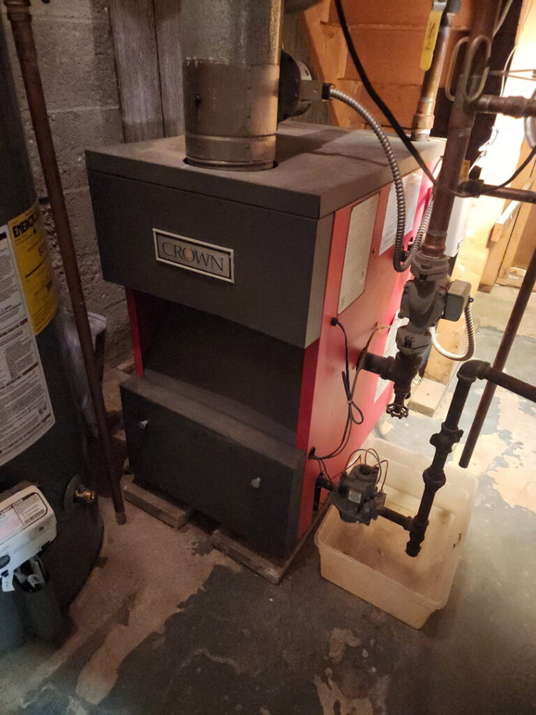 A boiler heating system installation with copper piping by Empire Heating & Air Conditioning in Decatur, GA