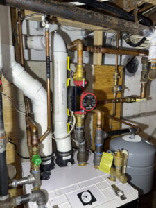 A complex boiler and water heating system installation by Zongora Comfort Solutions LLC in Allentown, PA.