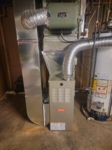 A new Bryant furnace and water heater installation by Proficient Heating & Cooling in Livonia, MI.