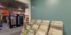 Carpet and other flooring samples on display at Home 360 Flooring Company in Columbus, NE.