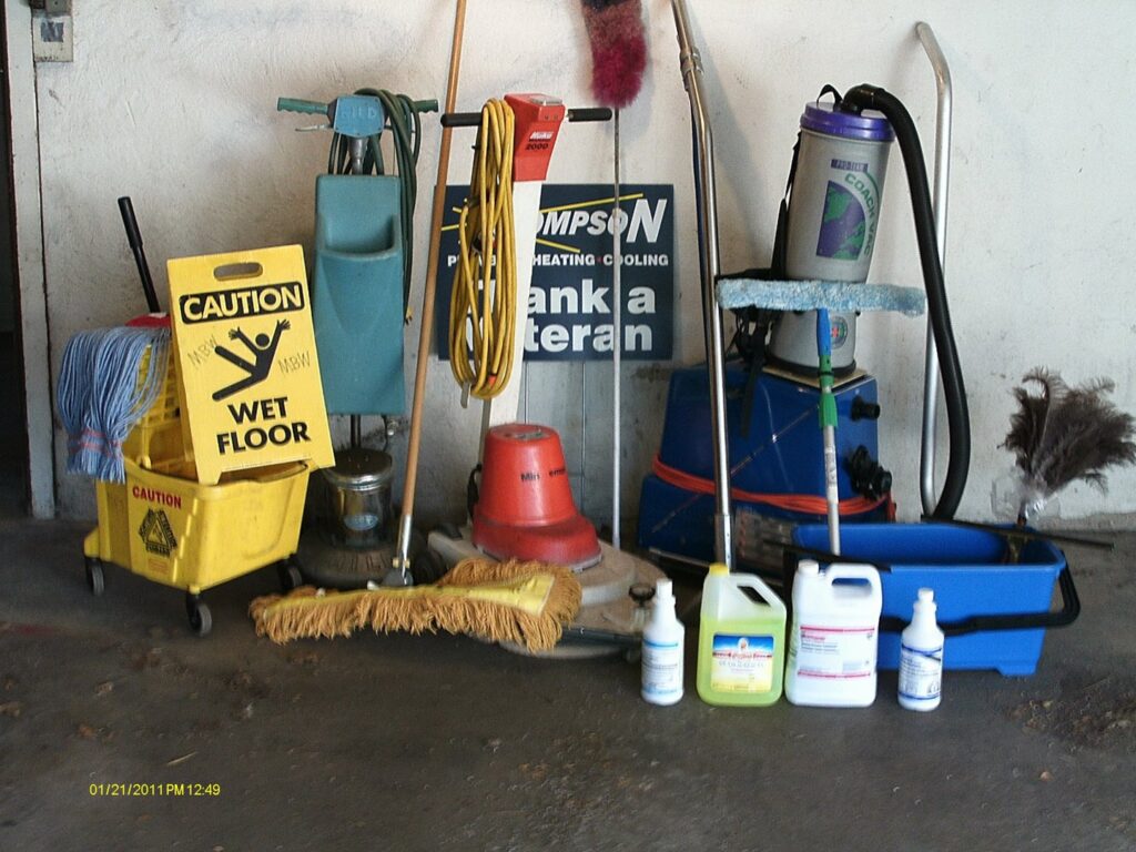Professional carpet cleaning equipment and supplies used by Marty B's General Klean in Cincinnati, OH.
