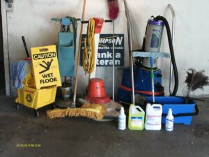 Professional carpet cleaning equipment and supplies used by Marty B's General Klean in Cincinnati, OH.