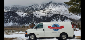 East Idaho Carpet Cleaning LLC van with professional carpet cleaning equipment ready for service in Rexburg, ID
