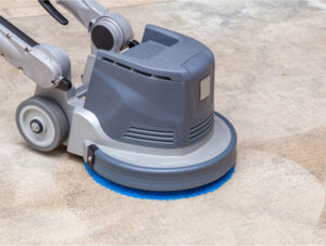 A professional carpet cleaning machine in action, removing dirt from a carpet by Accent Carpet & Upholstery Cleaners in Pittsburgh, PA.