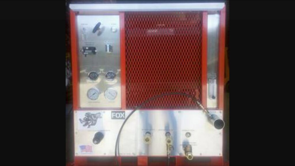 A professional carpet cleaning truckmount unit used by Mystic Steam Carpet & Upholstery Cleaning in Long Beach, CA