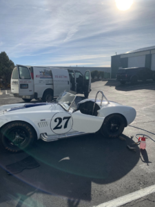Eagle 1 Carpet Cleaning van parked outside a job site in Reno, NV, ready for professional carpet services.