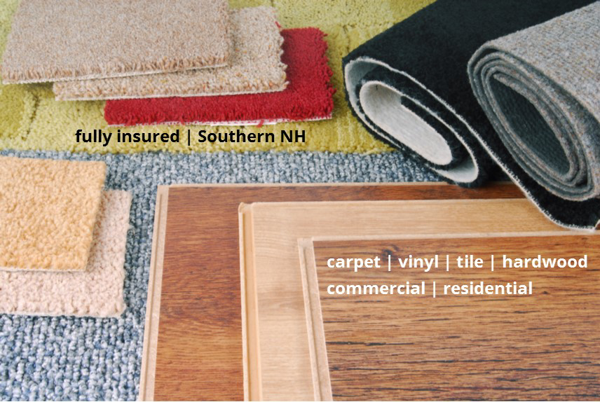 A selection of carpet and flooring samples for residential and commercial projects by The Vaira Companies, LLC in Londonderry, NH.