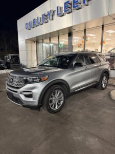 A patterned carpet being professionally installed by Ethan Fletcher in South Bend, IN.