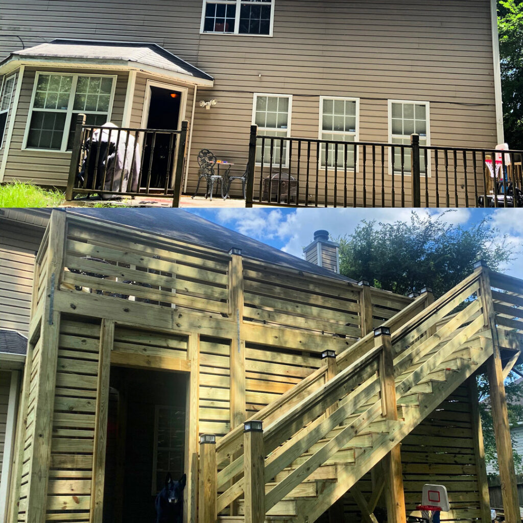 Carpet installation tools on a newly laid gray carpet, showcasing work by Lestage Construction Carpet & Flooring in Atlanta, GA.