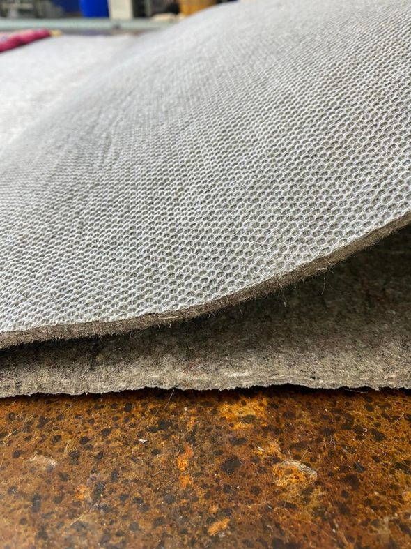 Close-up of carpet padding and backing materials used by Kelly's Carpet Cleaning in Medford, OR