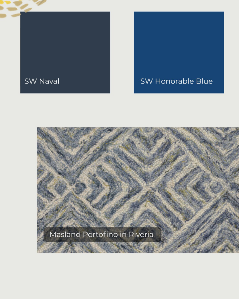 A Masland Portofino in Riveria carpet sample displayed by Bonsai Flooring in Spanish Fork, UT.