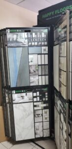 A newly installed carpeted staircase by Rugratz Flooring in Morgantown, WV.