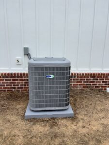 New Carrier outdoor AC unit installation by That Air Conditioning Company LLC in Dothan, AL