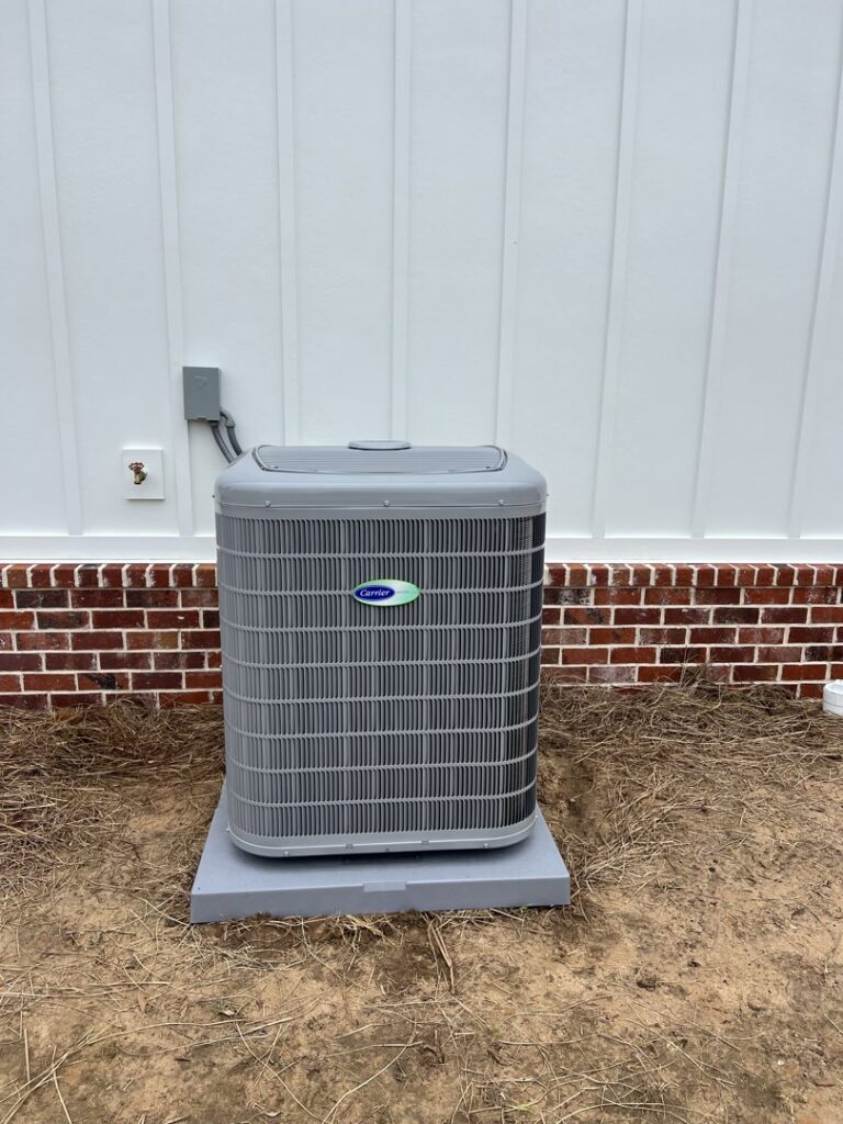 New Carrier outdoor AC unit installation by That Air Conditioning Company LLC in Dothan, AL